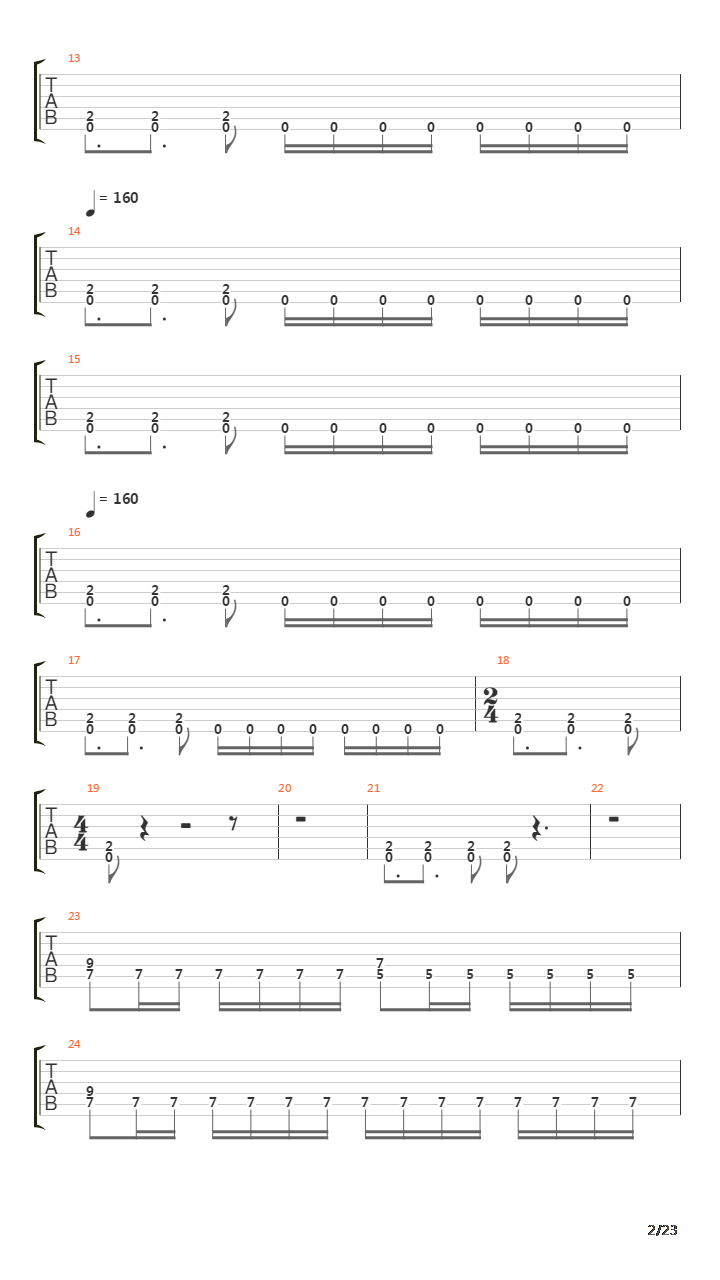 Torquemada吉他谱