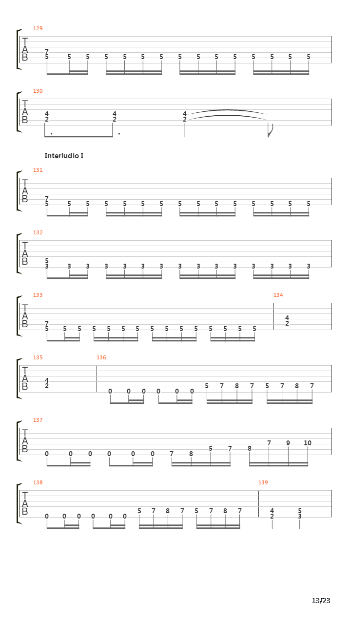 Torquemada吉他谱