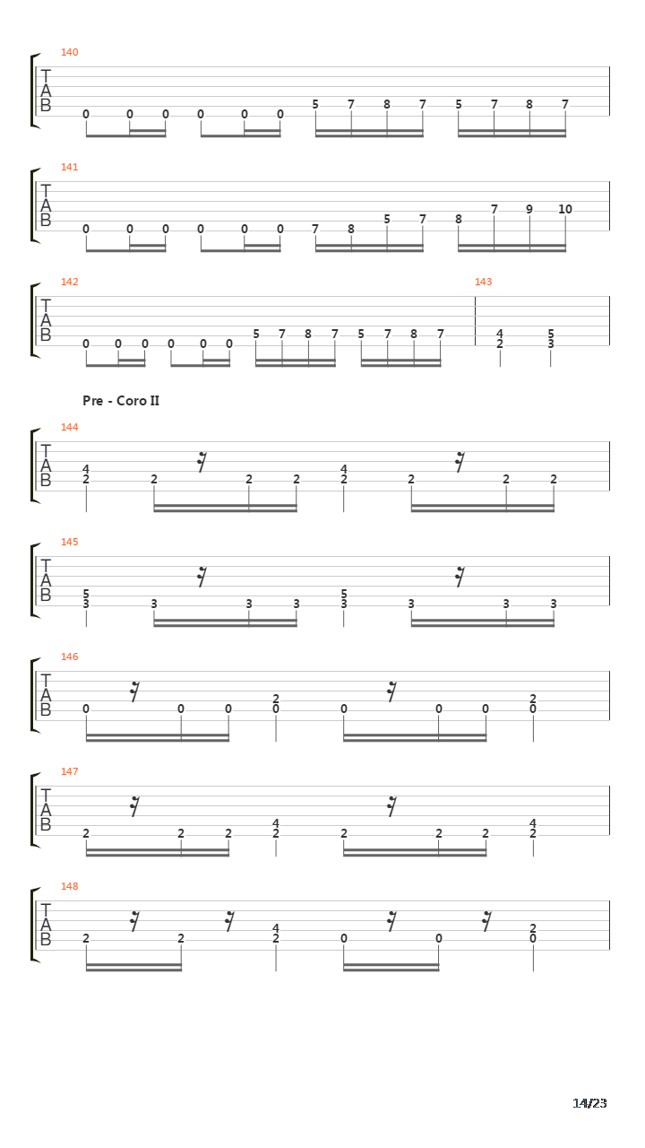 Torquemada吉他谱