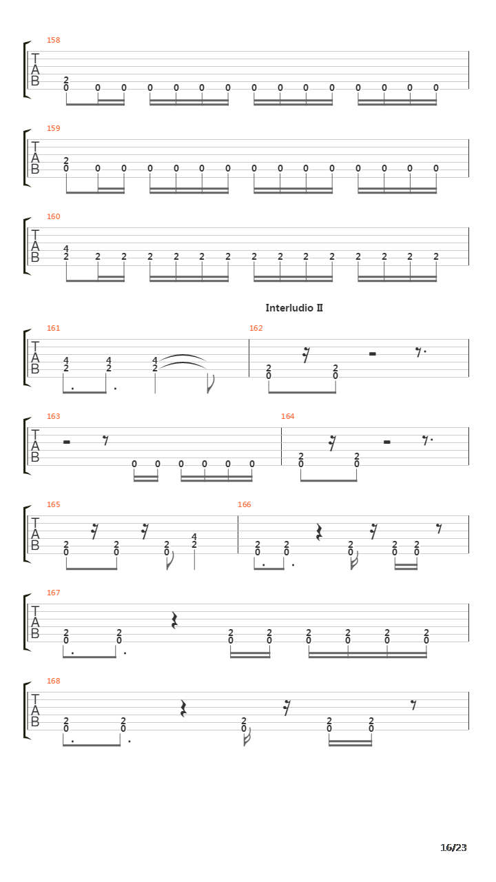 Torquemada吉他谱