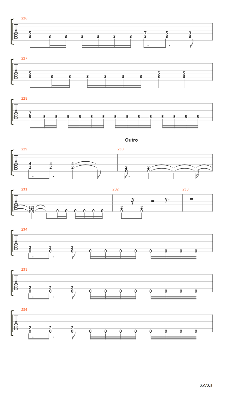 Torquemada吉他谱