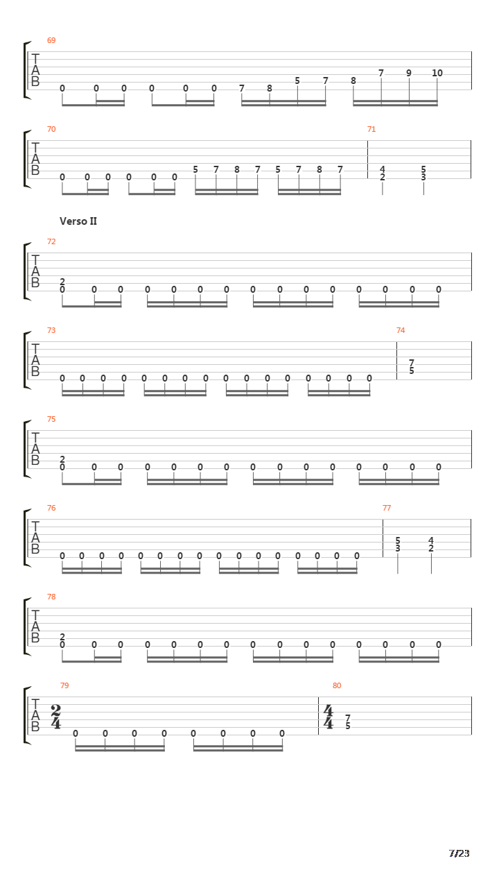 Torquemada吉他谱