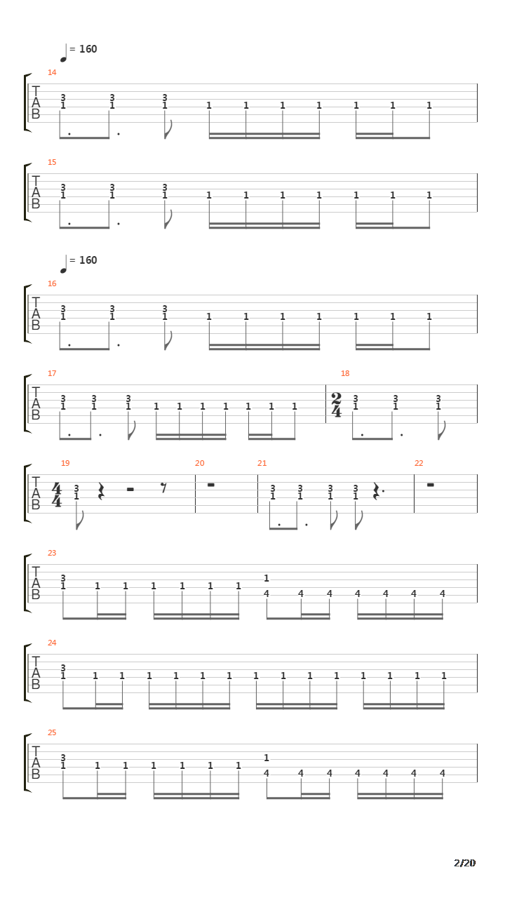 Torquemada吉他谱