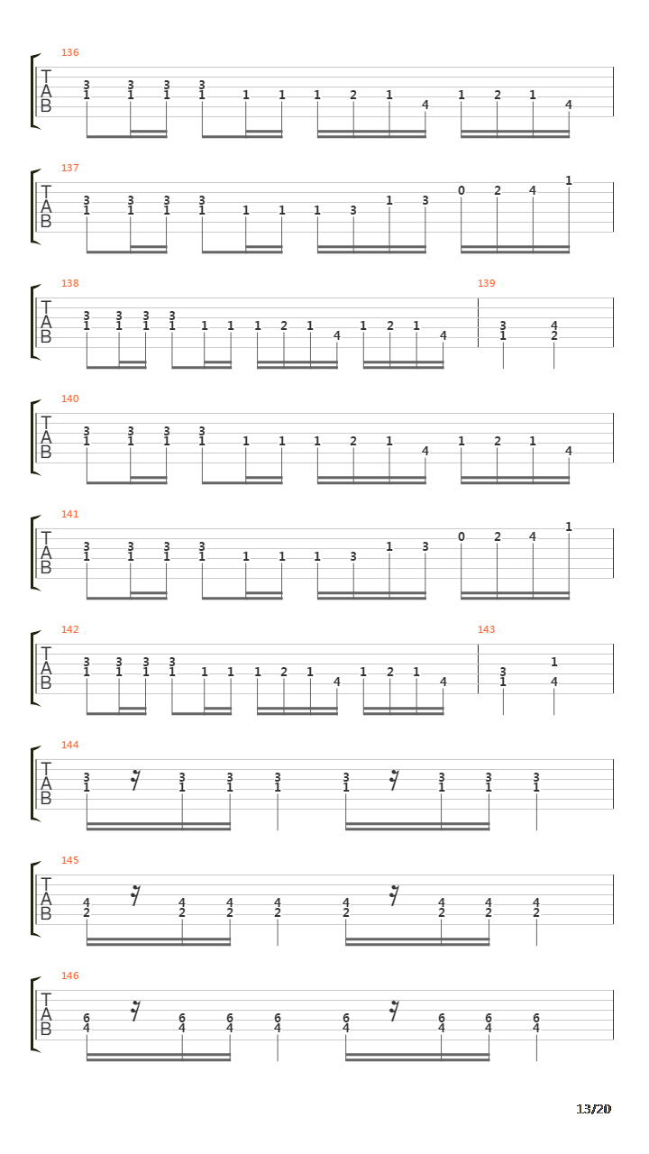 Torquemada吉他谱