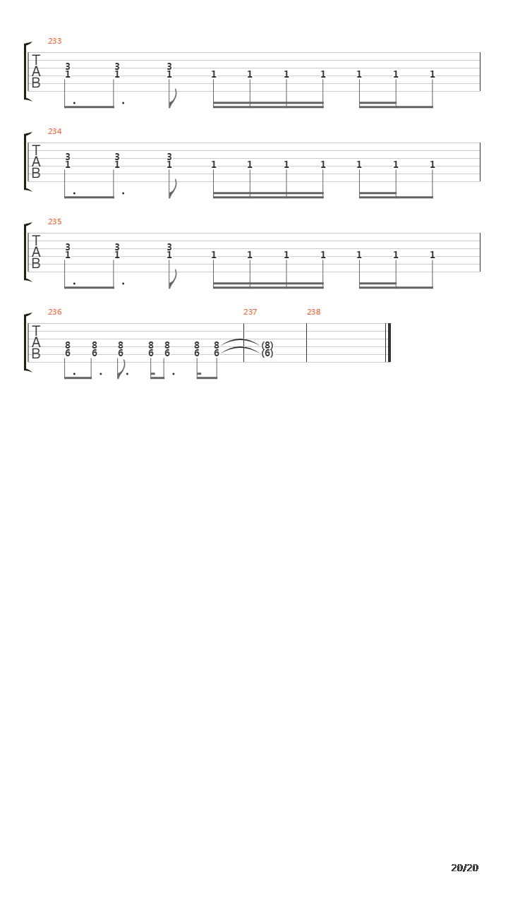 Torquemada吉他谱