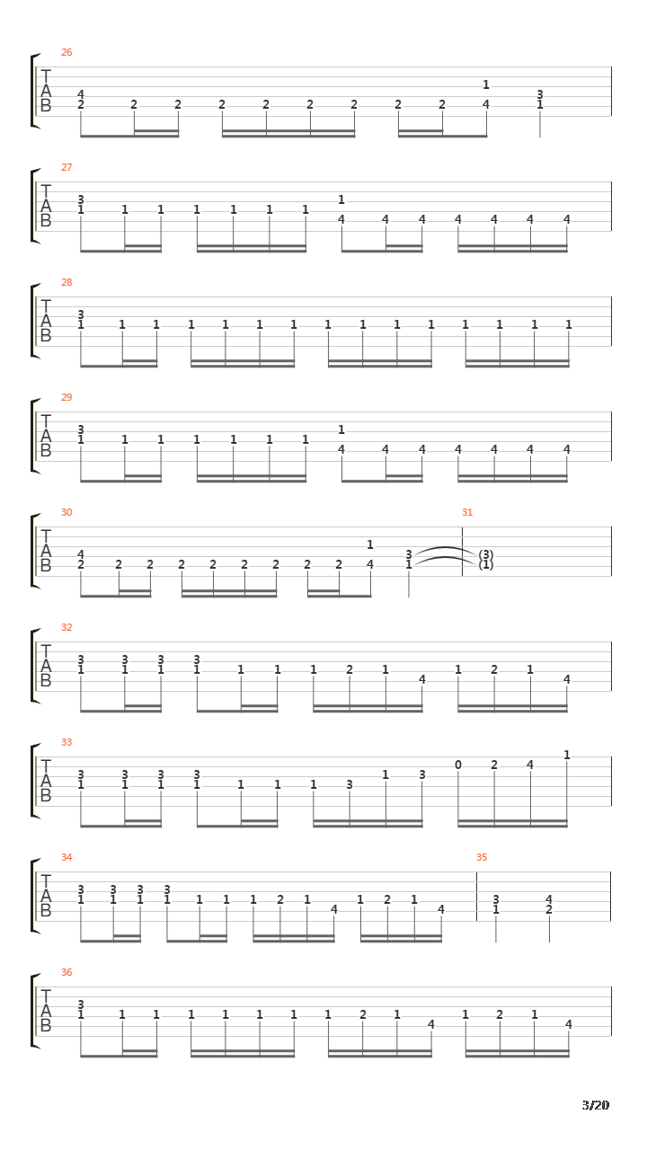 Torquemada吉他谱