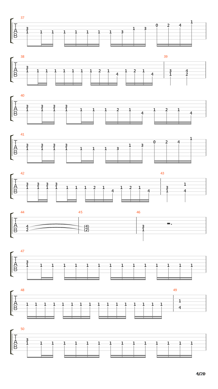 Torquemada吉他谱