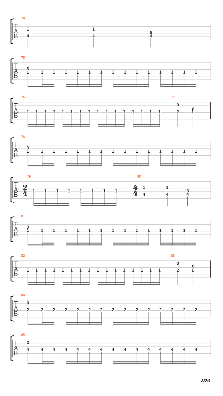 Torquemada吉他谱