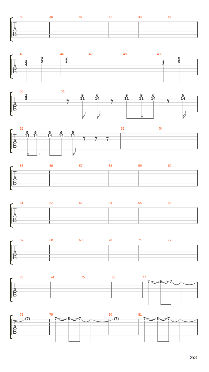 Talisman吉他谱