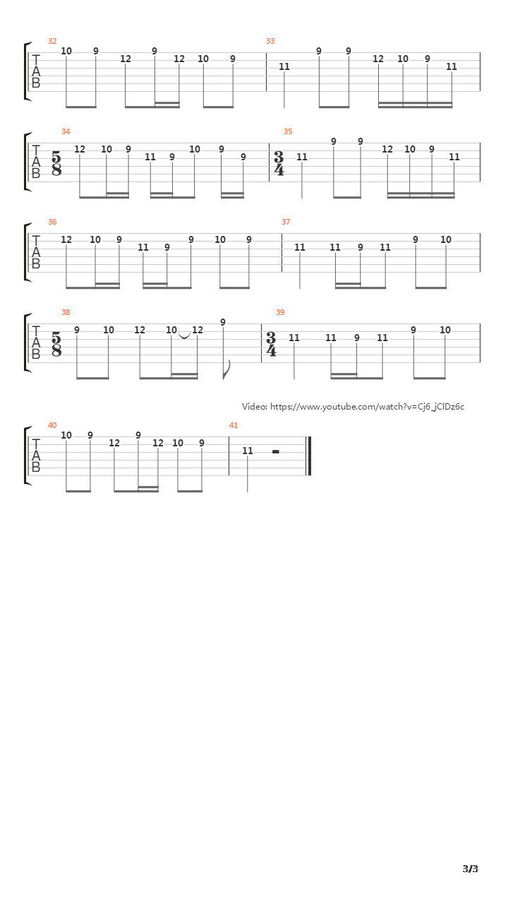 Patterns吉他谱