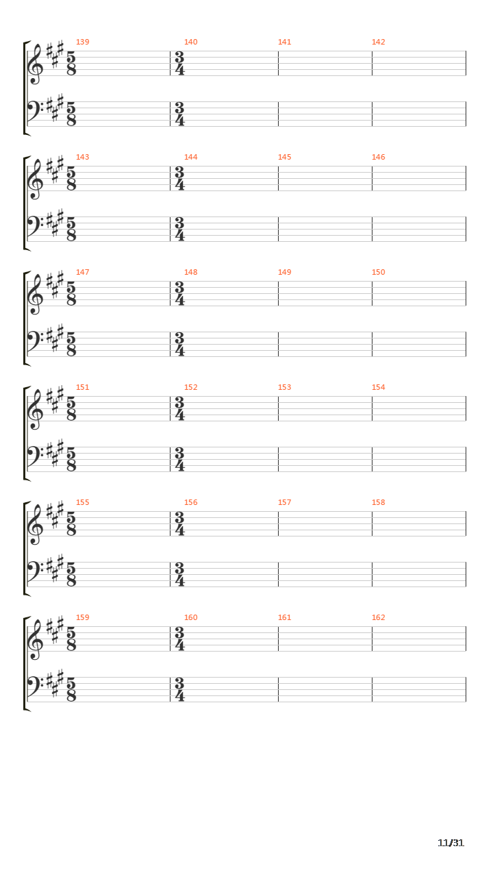 Phase I Singularity吉他谱