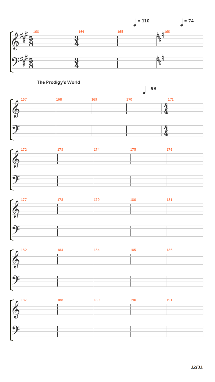 Phase I Singularity吉他谱