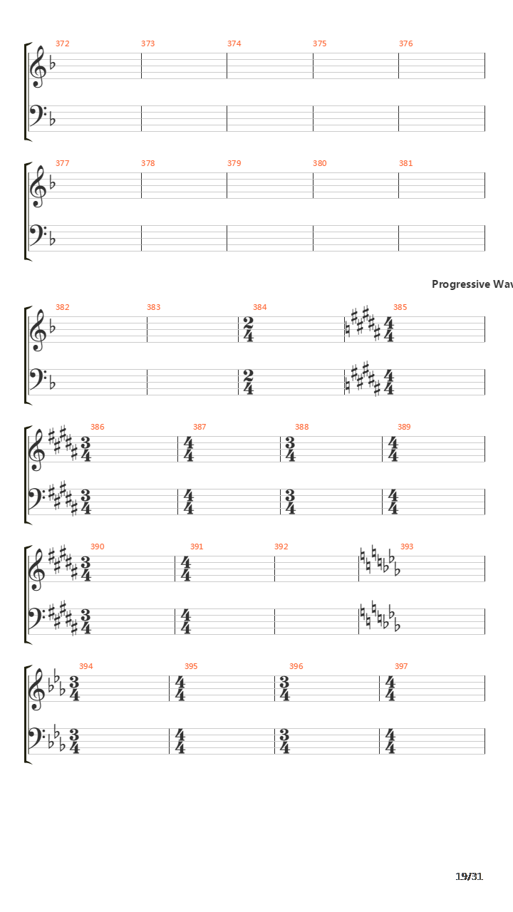 Phase I Singularity吉他谱