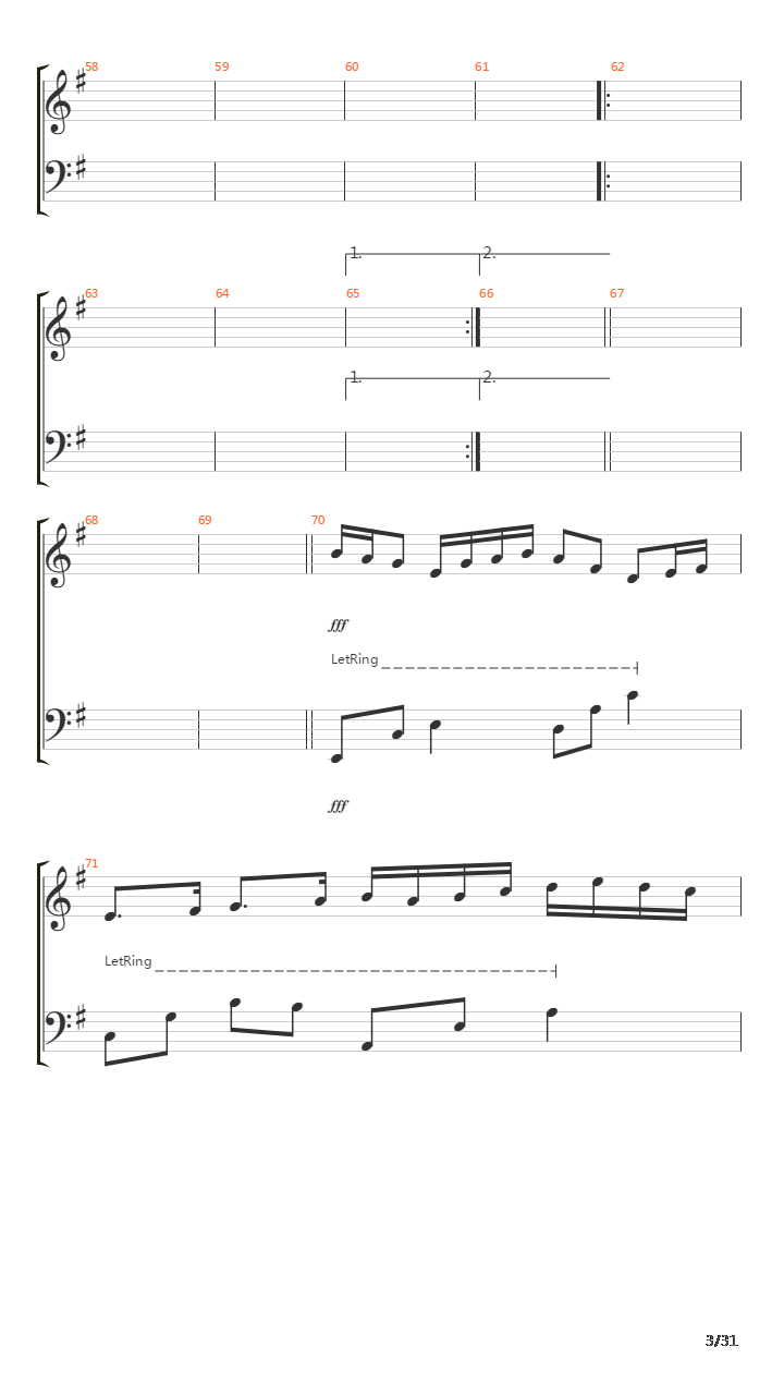 Phase I Singularity吉他谱