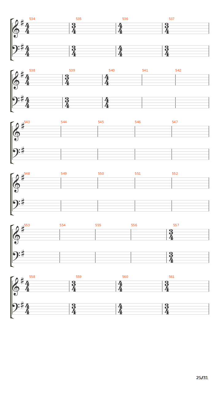 Phase I Singularity吉他谱