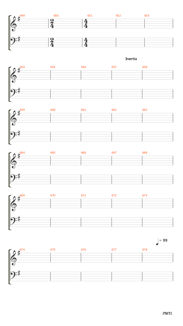 Phase I Singularity吉他谱