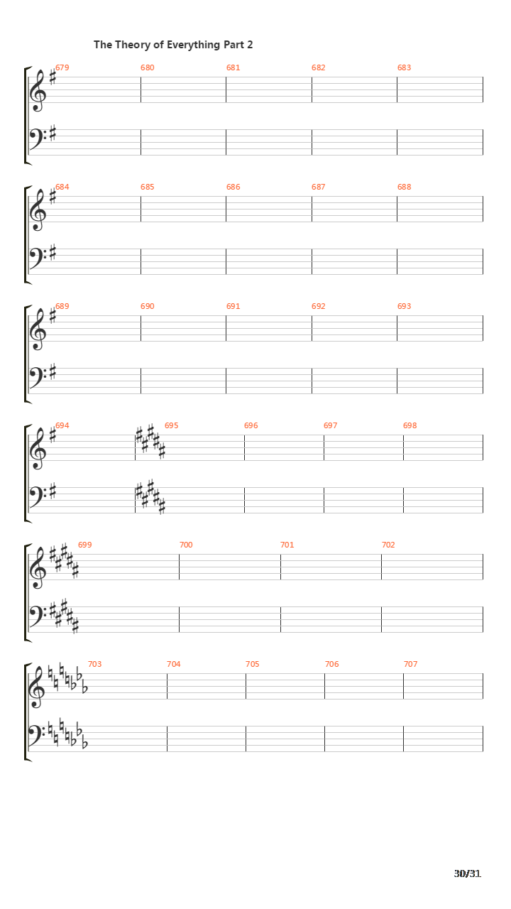 Phase I Singularity吉他谱