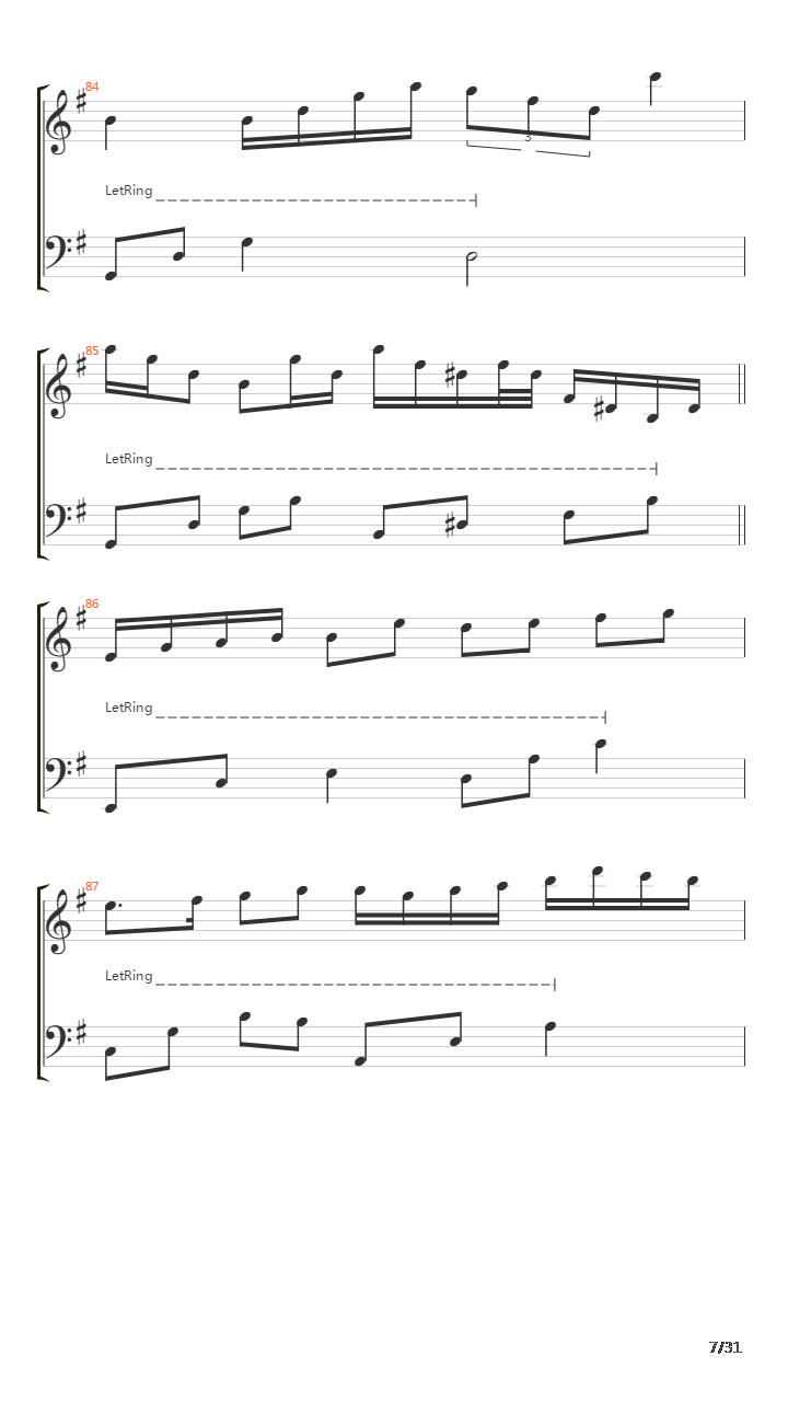 Phase I Singularity吉他谱