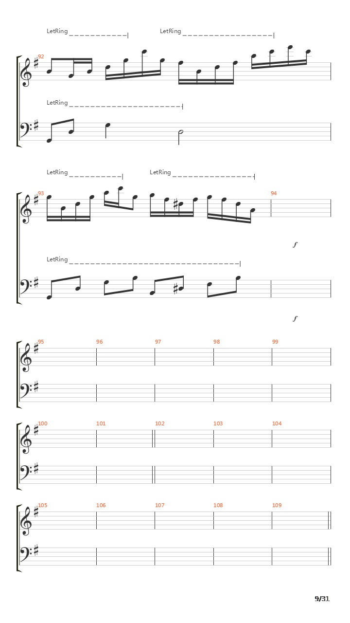 Phase I Singularity吉他谱