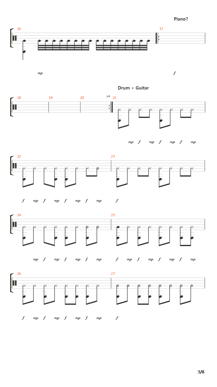 The Theory Of Everything Part 1吉他谱