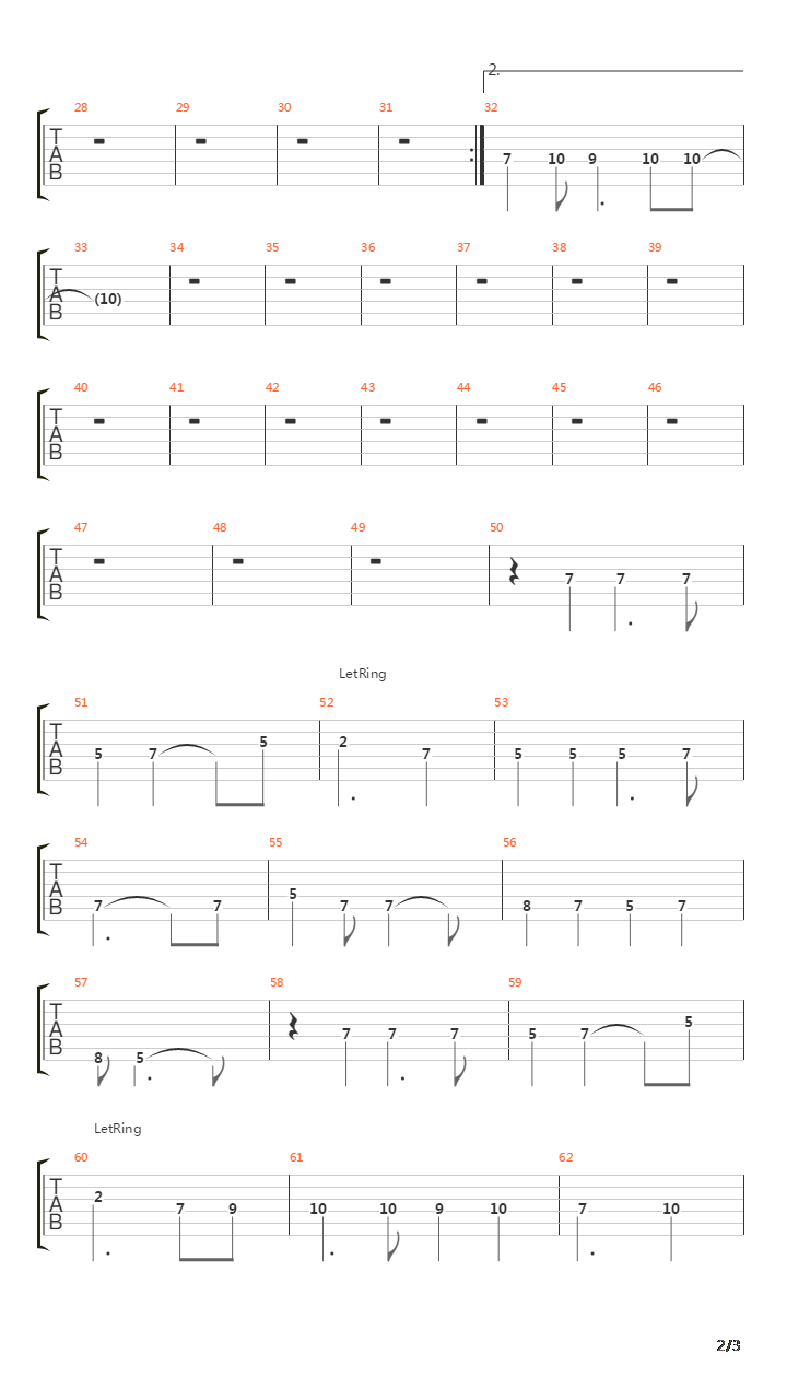 Valley Of The Queens吉他谱