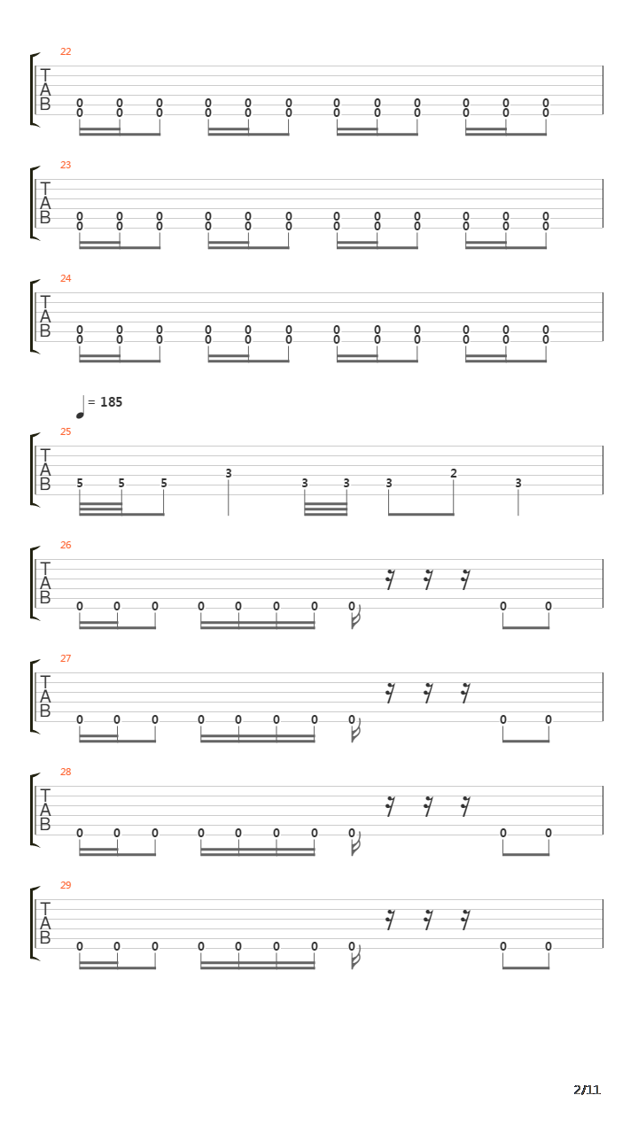 Versus吉他谱