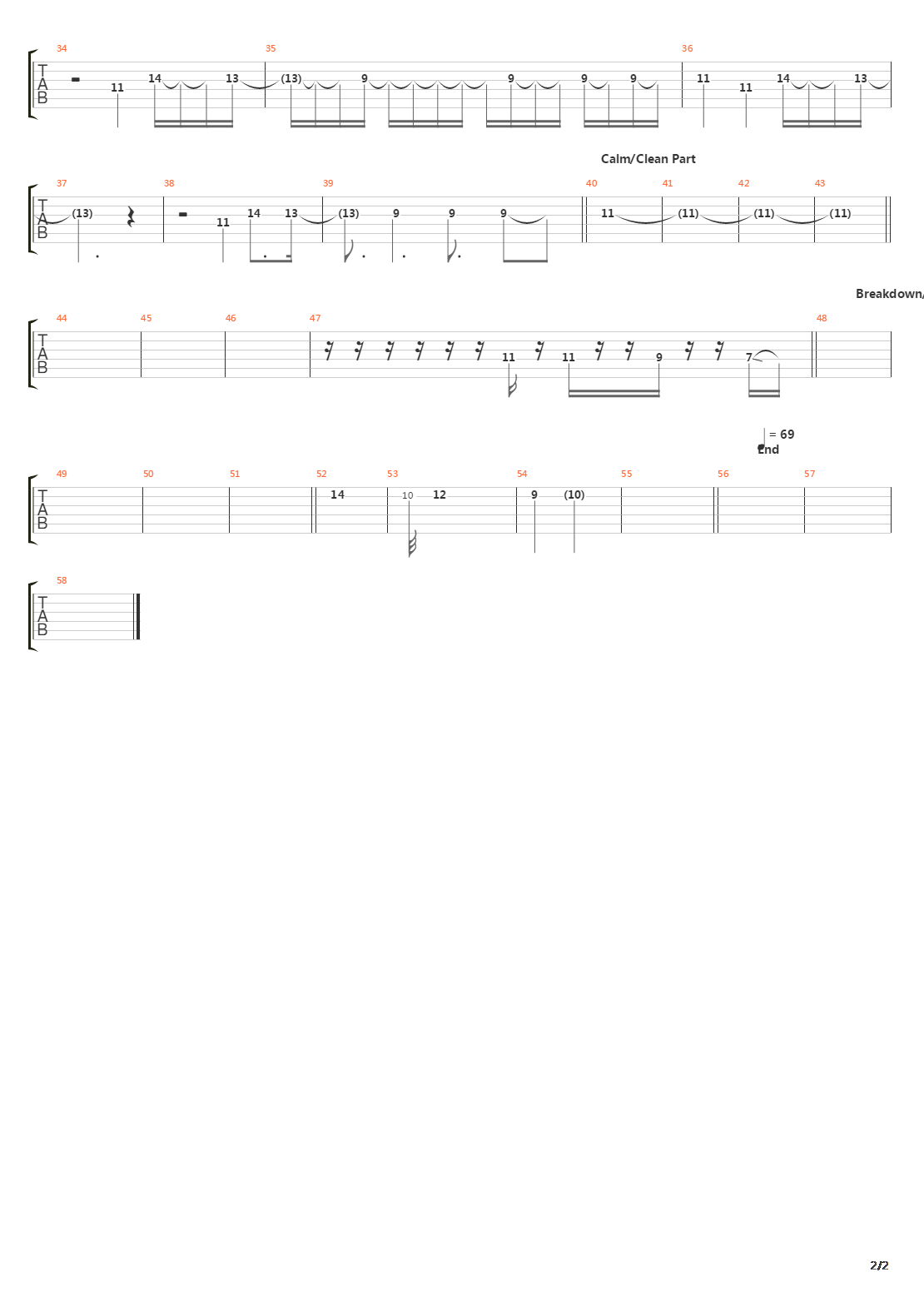 Quick To Move吉他谱
