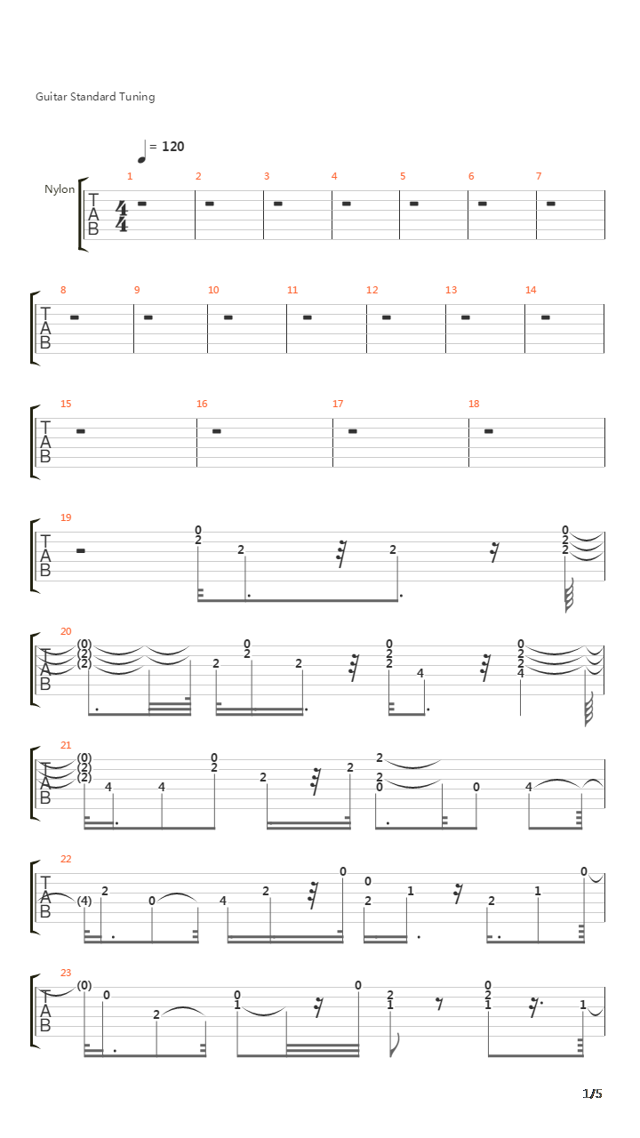 El Colmo吉他谱