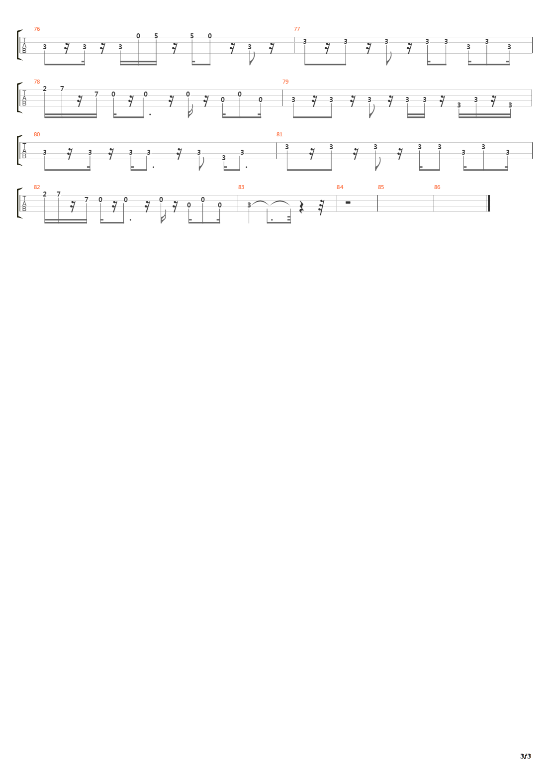 Putita吉他谱