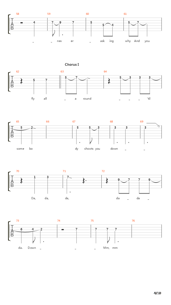 Seagull吉他谱