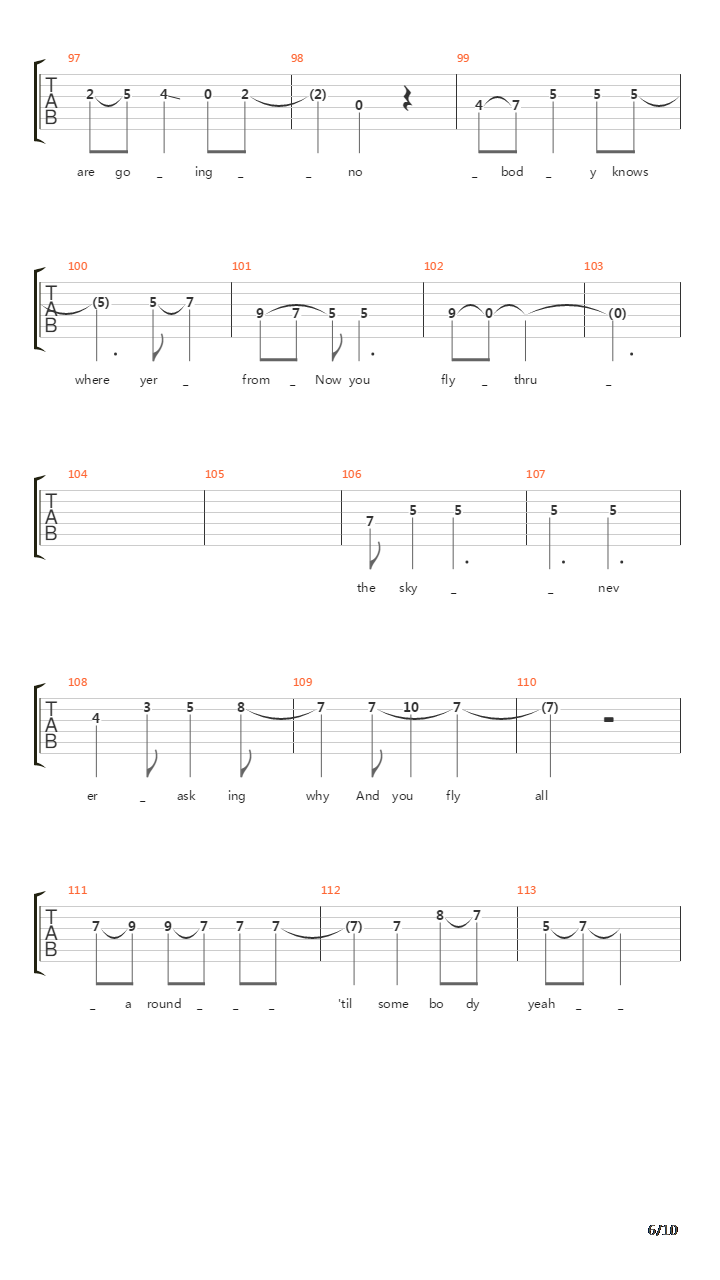 Seagull吉他谱