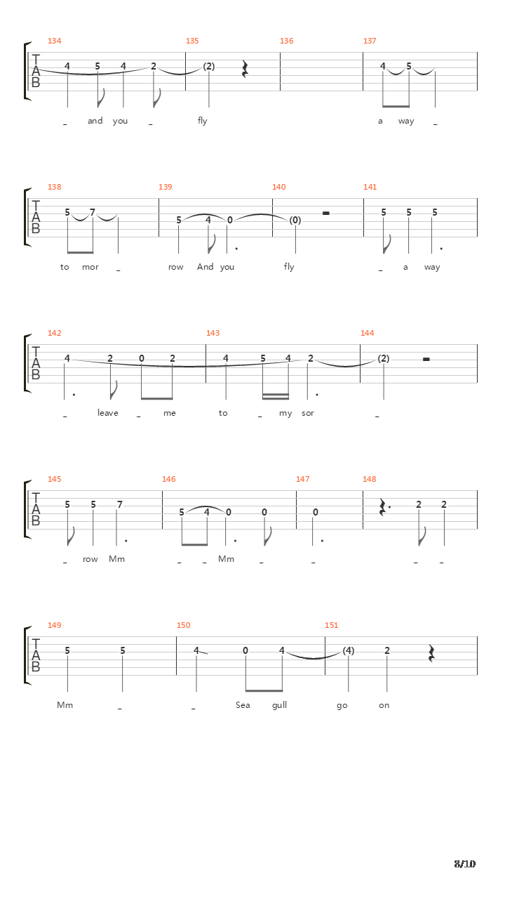 Seagull吉他谱