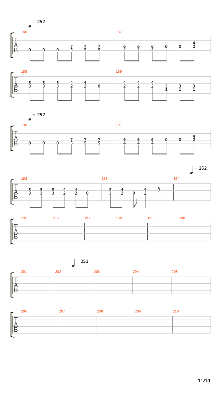 The Voyagers Beneath The Mare Imbrium吉他谱