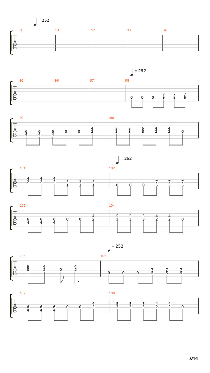 The Voyagers Beneath The Mare Imbrium吉他谱