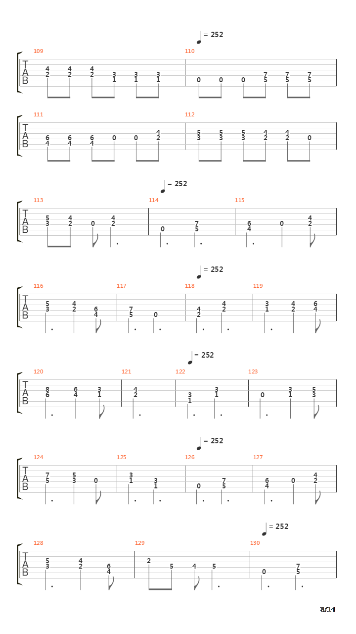 The Voyagers Beneath The Mare Imbrium吉他谱