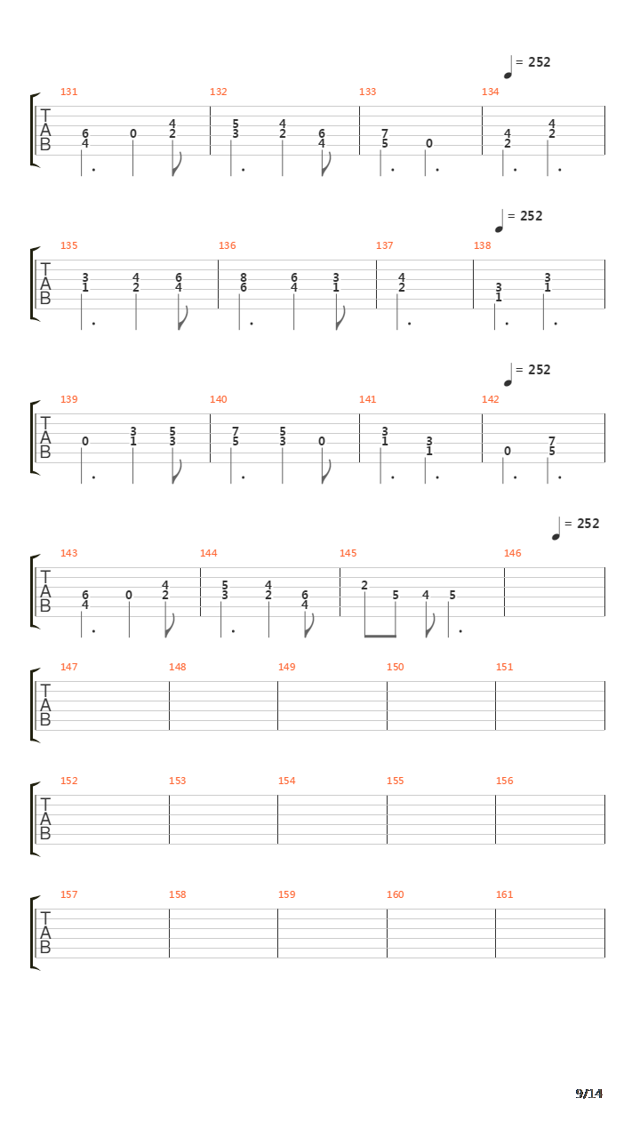 The Voyagers Beneath The Mare Imbrium吉他谱