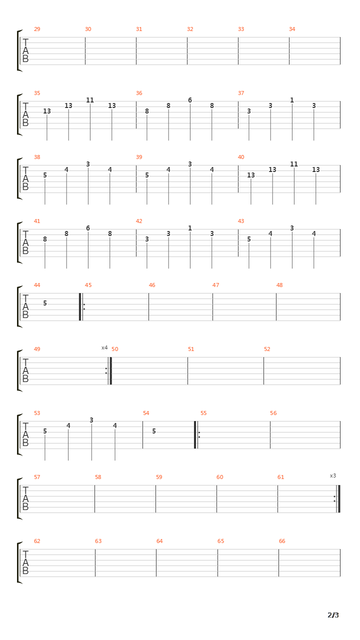 The Funeral吉他谱