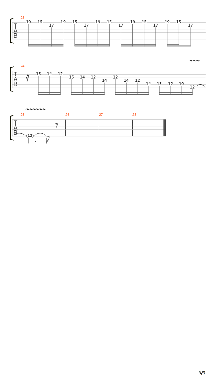 Donence吉他谱