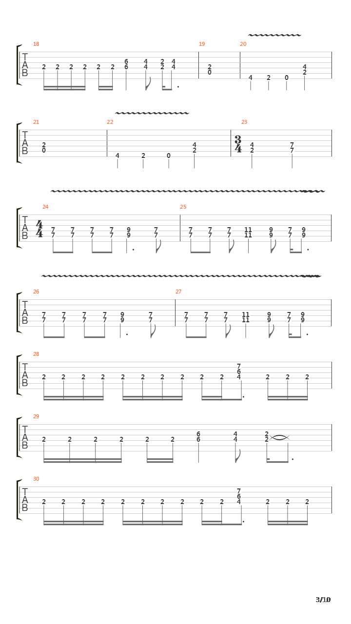 Cuerdas De Acero吉他谱