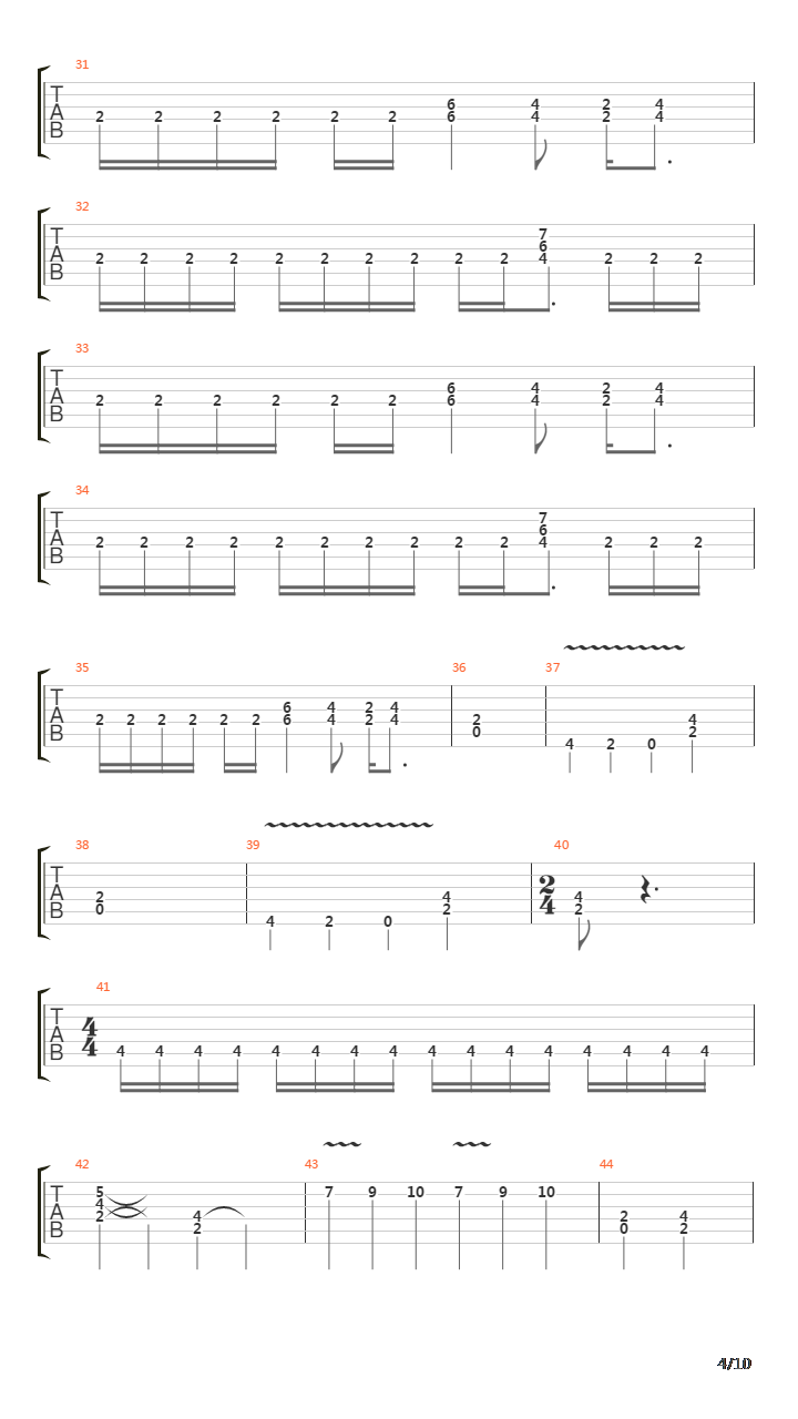 Cuerdas De Acero吉他谱