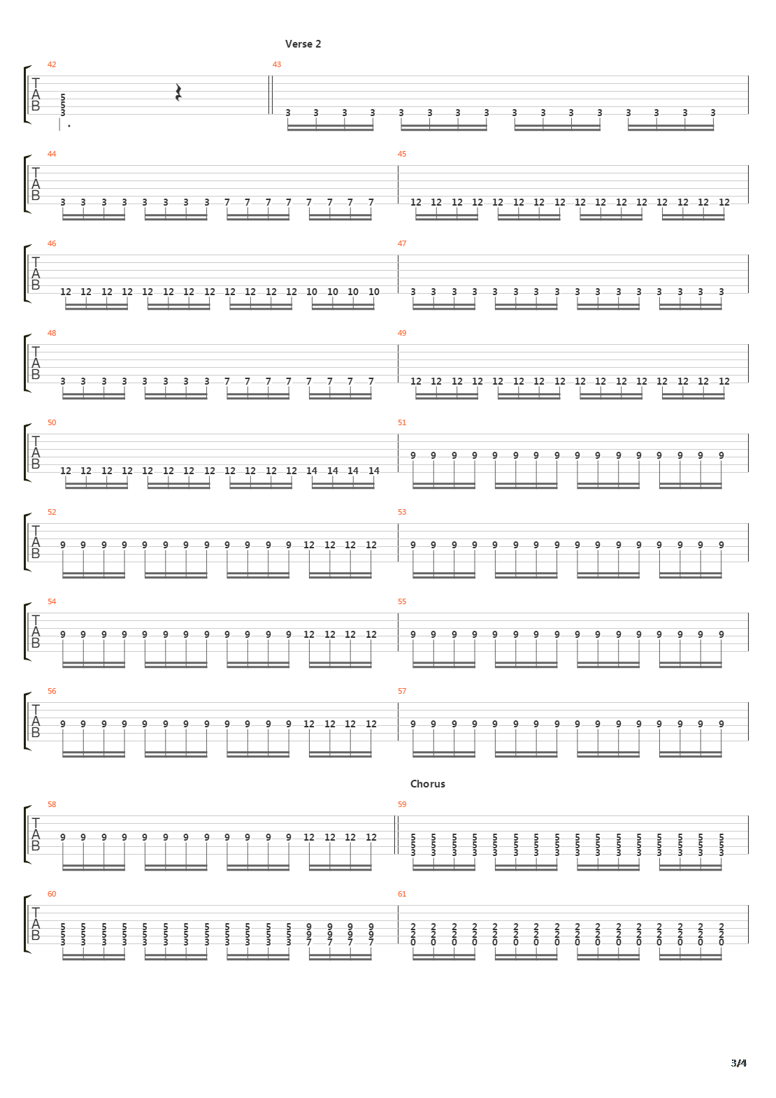 March To The Sea吉他谱