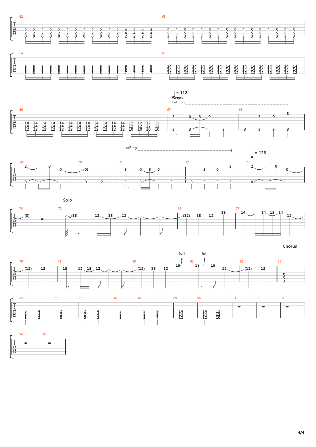 March To The Sea吉他谱