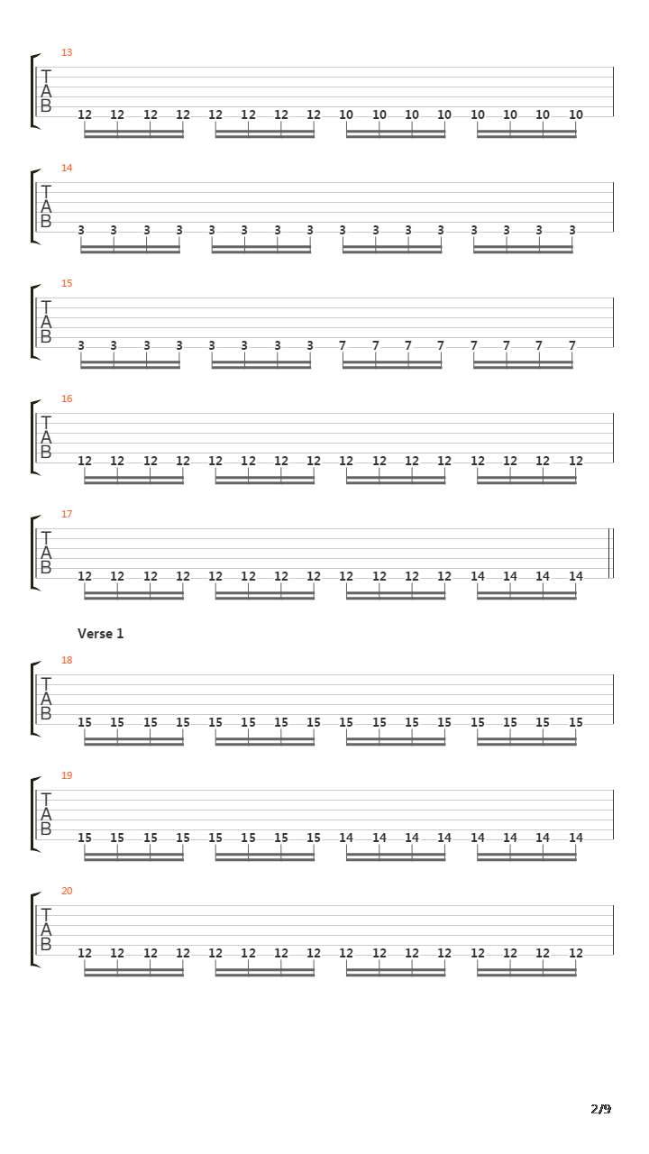 March To The Sea吉他谱