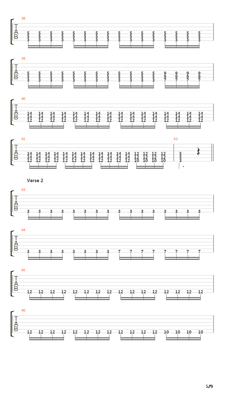 March To The Sea吉他谱