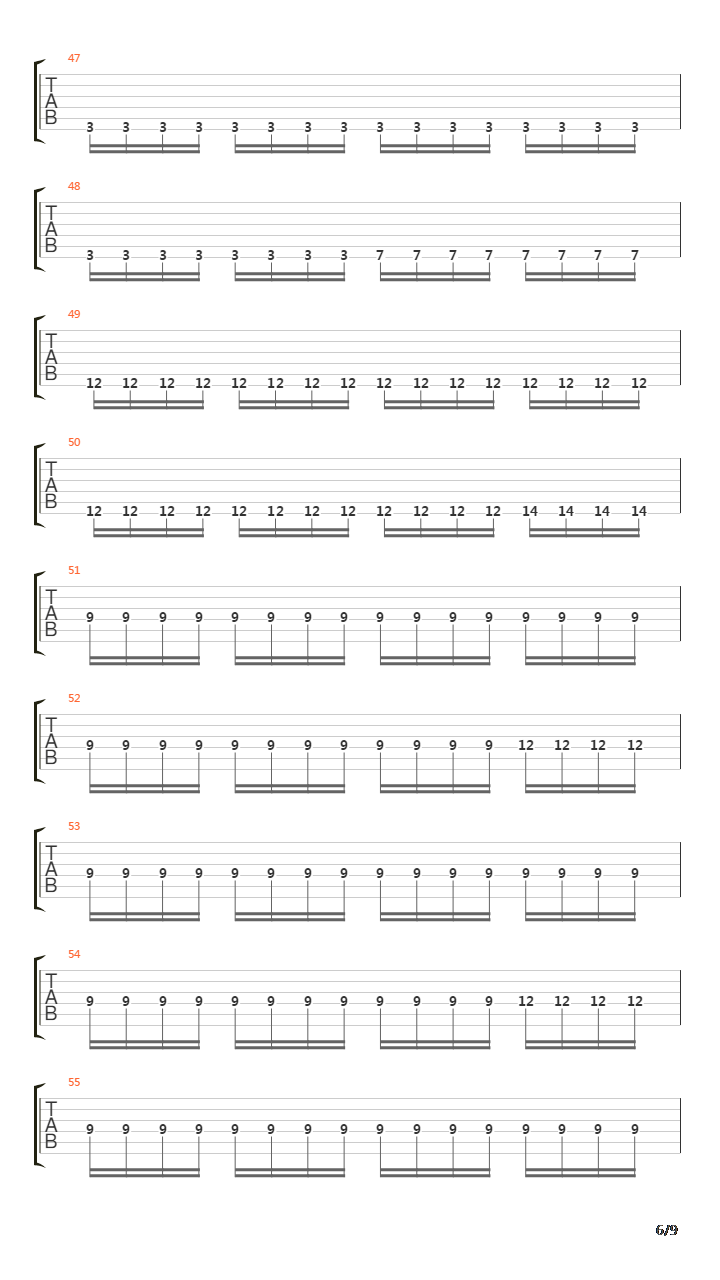 March To The Sea吉他谱