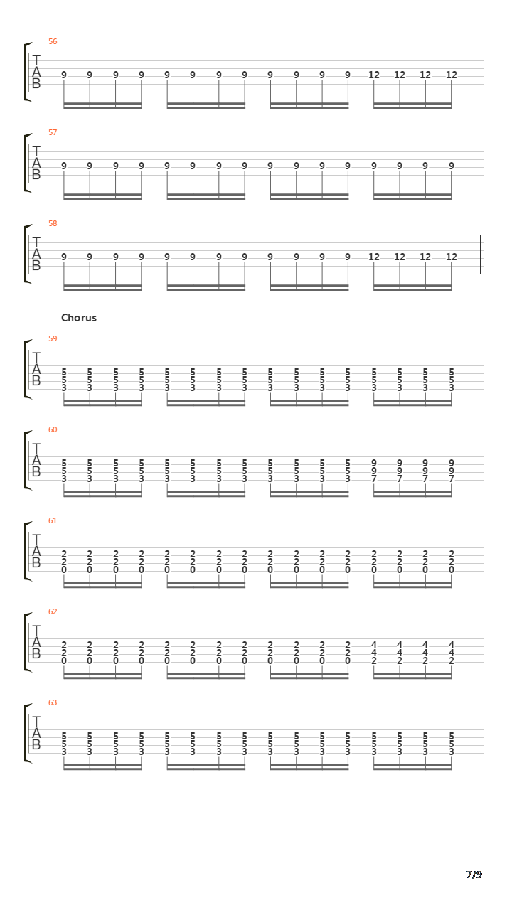 March To The Sea吉他谱