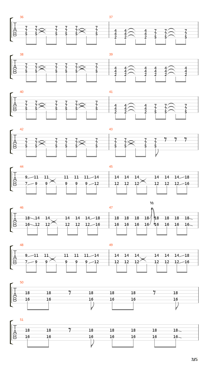 Fading吉他谱