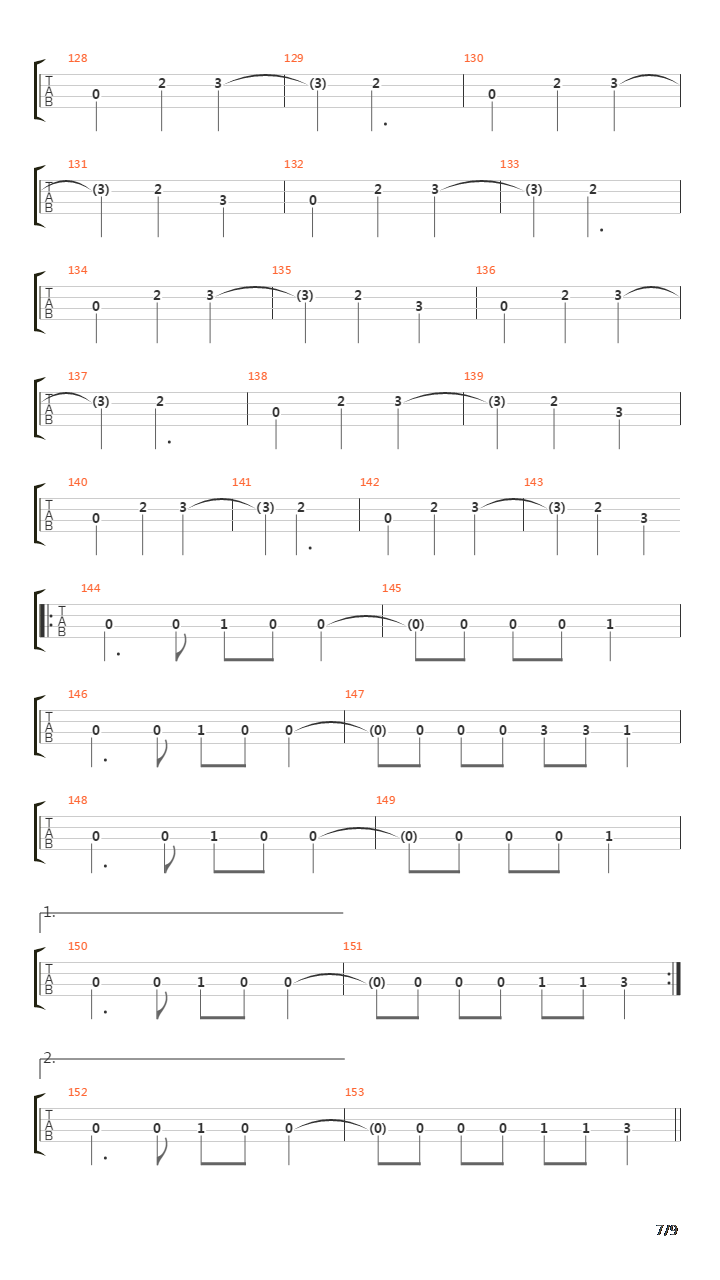 Journey To Undying Lands吉他谱