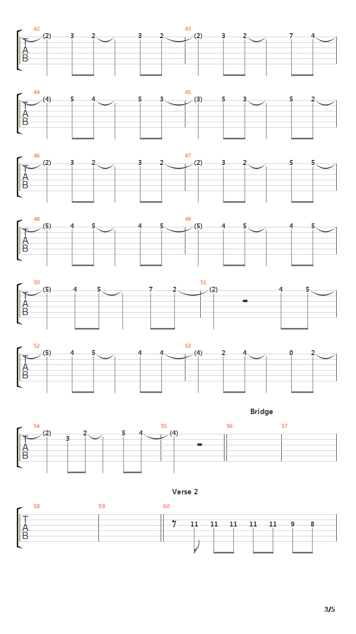 Colombo吉他谱