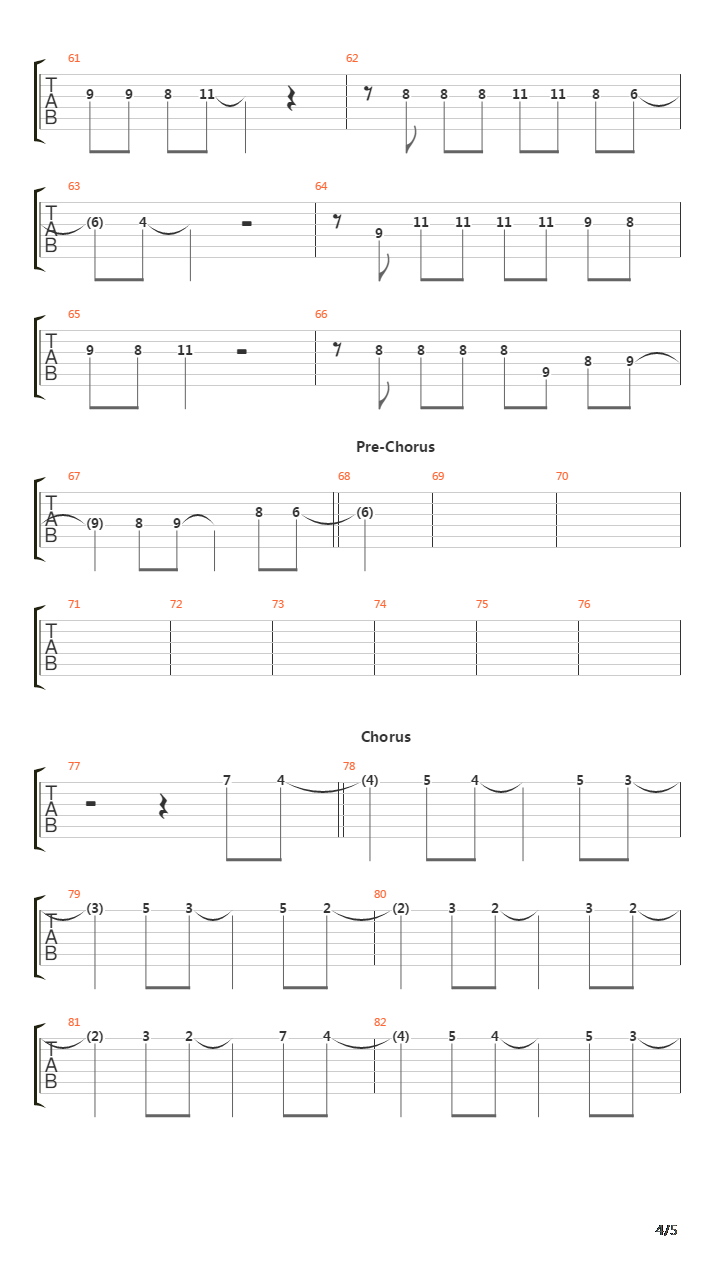 Colombo吉他谱